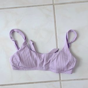 Aerie purple bathing suit top